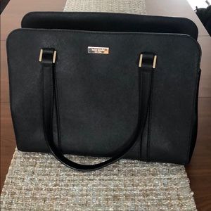 Kate Spade Black Leather Large Satchel